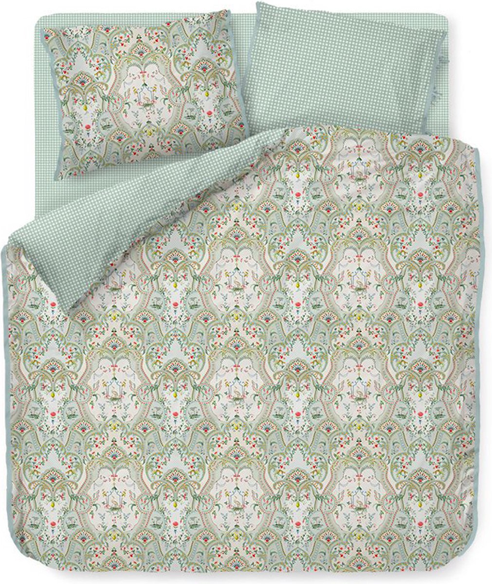 Pip Studio Curious Animals dekbedovertrek - Lits-Jumeaux XL - 260x200/220 - Wit