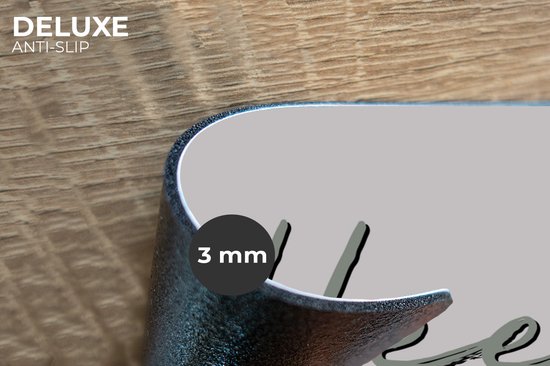Set de table - Citation - Café - Simple - 45x30 cm - 6 pièces