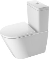Duravit D-Neo staand toilet 37x65x40cm Wit Hoogglans