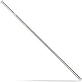 Tringle télescopique pour Rideaux et Rideaux de douche, réglable de 130 à 220 cm, Geen Embouts requis, Argent