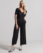 Superdry Dames Studios Jumpsuit Met Korte Mouwen En Jacquardpatroon