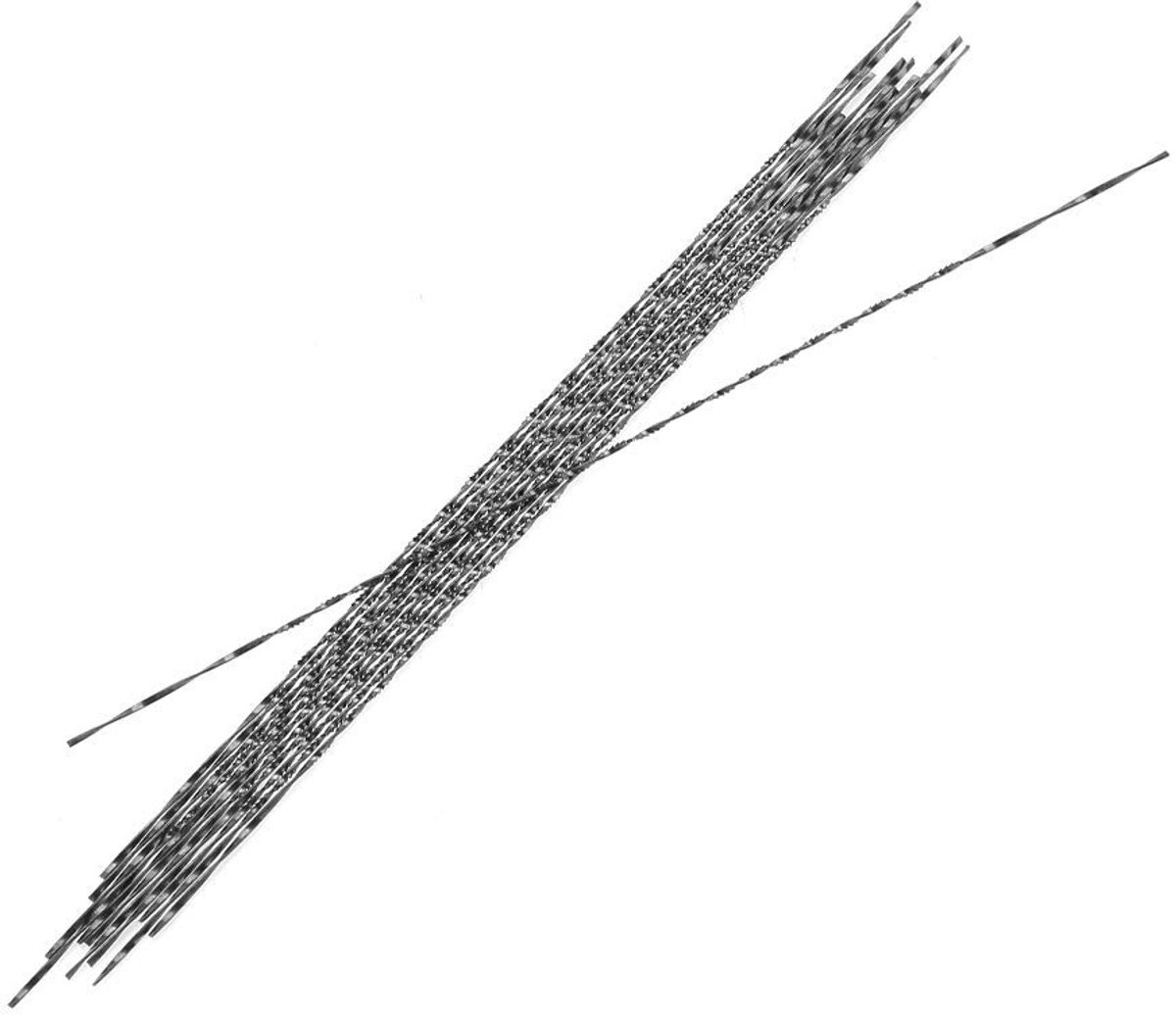 Dailygoods - Dailygoody - Pack of 12 zaagbladen - Voor hout en metaal - Spiral tanden - Hoogwaardig staal - Voor precisiewerk - Ideaal voor hobbyisten