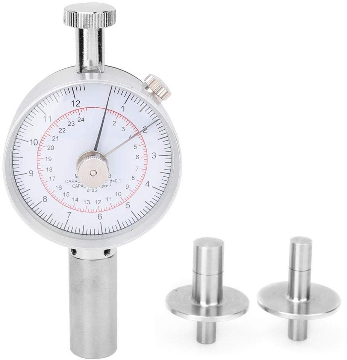 Dailygoods - Dailygoody - Fruit Handheld Penetrometer - Hardheid Tester - 2 meetkoppen - Geschikt voor appels, peren, aardbeien en druiven - Ideaal voor fruitonder