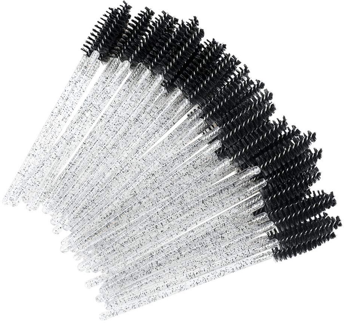 Dailygoods - Dailygoody - Wimperborstels - Oogmake-up-tools - Ideaal voor aanbrengen - 100 stuks - Zacht en comfortabel - Geschikt voor salon en thuisgebruik - Wim