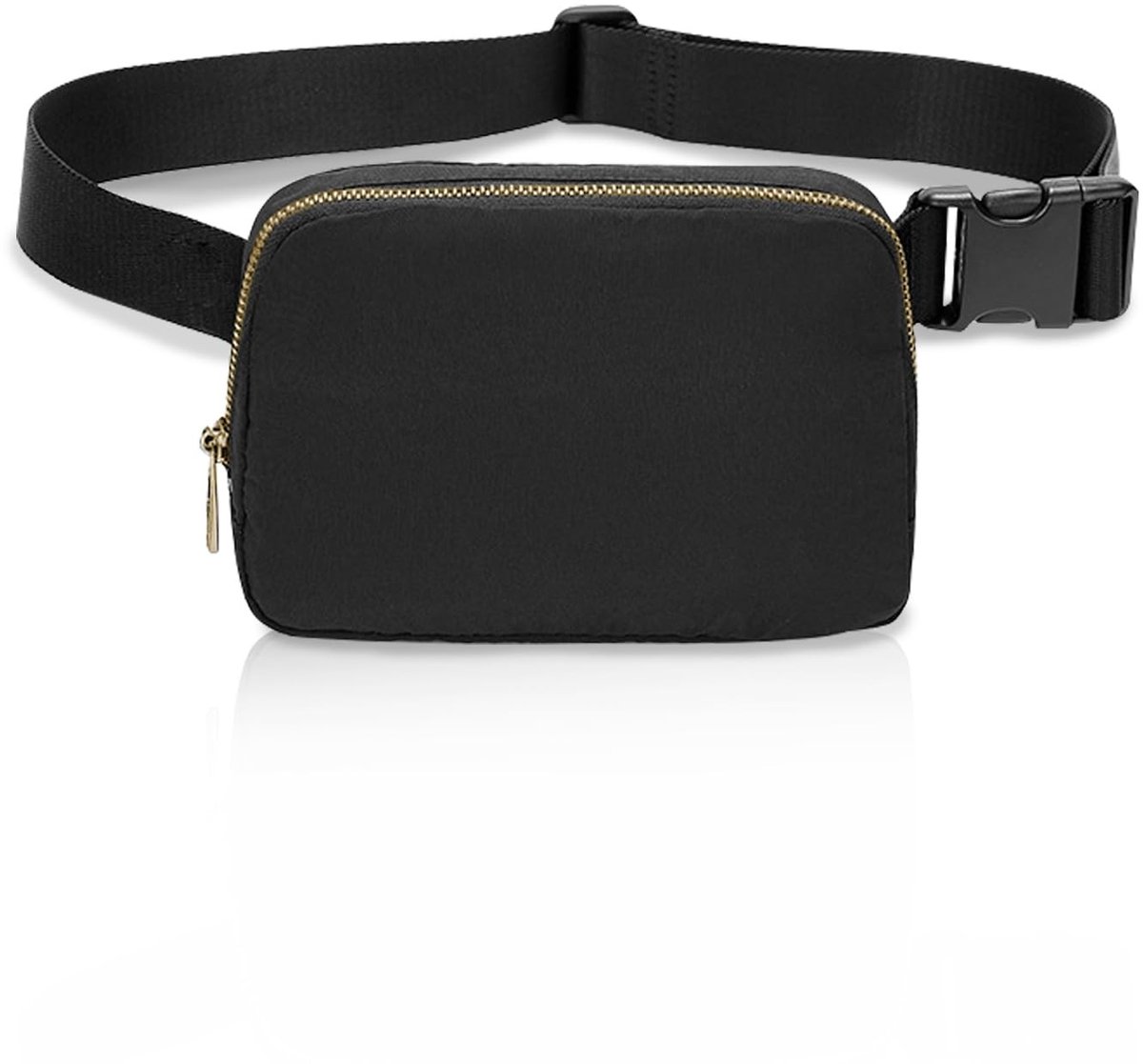 Dailygoods - Dailygoody - Fanny Pack - Waterdichte Heuptas - Verstelbare Riem - Zwart - Ideaal voor Training en Reizen - Uniseks Ontwerp