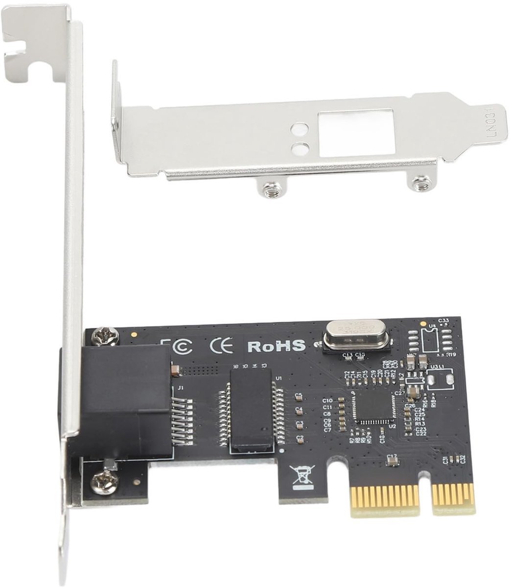 Dailygoods - Dailygoody - Gigabit Ethernet - PCI Express Netwerkkaart - Hoge snelheidsoverdracht - Desktopcomputer - Stabiele verbinding - RJ45-adapter - Geschikt