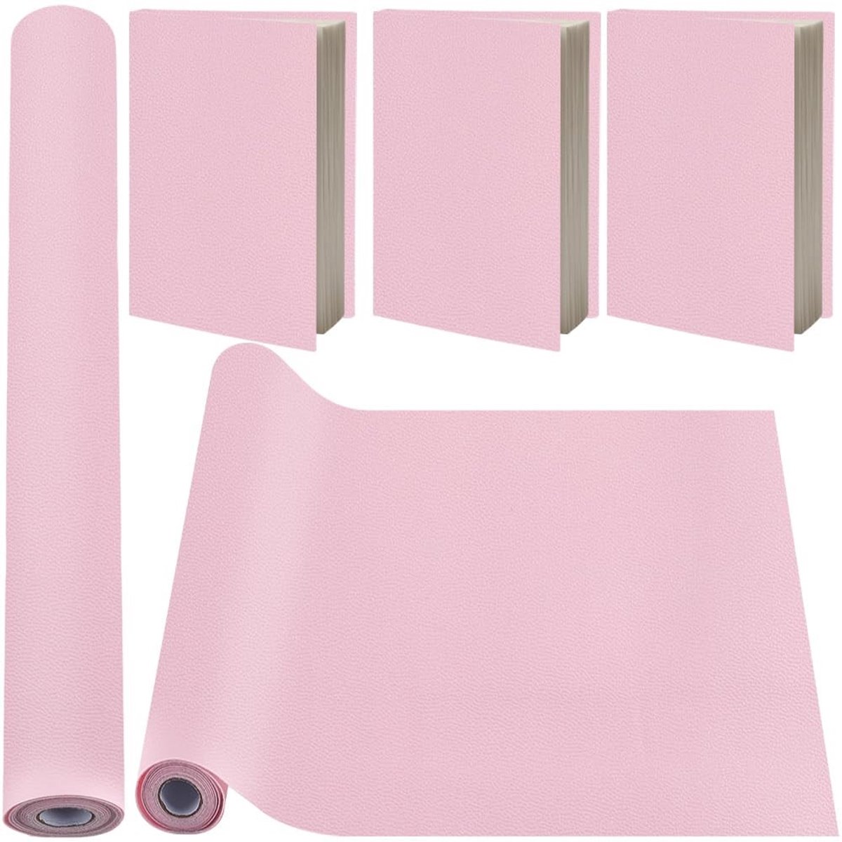Dailygoods - Dailygoody - Boekdoek - PU Lederen Boekomslag - Parel Rood - Scrapbooking - DIY Boekenbinding - Geschikt voor A4-A8 Formaat