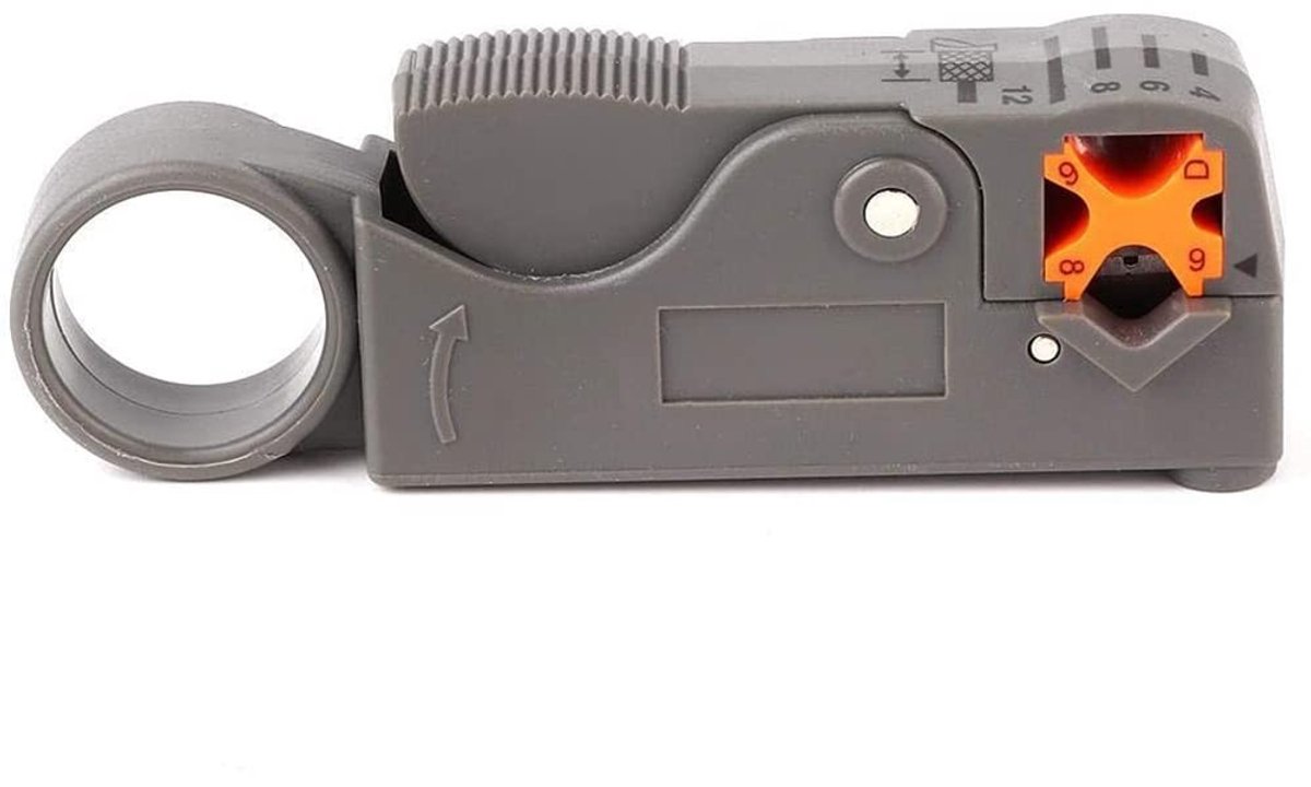 Dailygoods - Dailygoody - Coaxial Kabelslicer - Professionele Stripper - Handzaam Gereedschap - Geschikt voor RG58 RG59 RG62 - Kabels en Draden - Perfect voor Tech