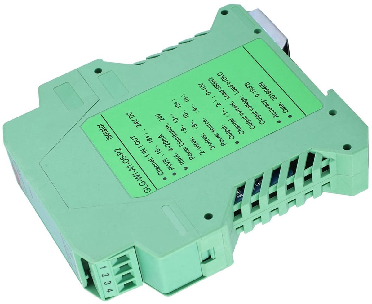 Dailygoods - Dailygoody - DC Stroom Converter - Analoog naar Digitaal - Veilig en Slim - Compact Formaat - Signaalconditioner - Voor 4-20mA naar 0-10V - Geschikt v...