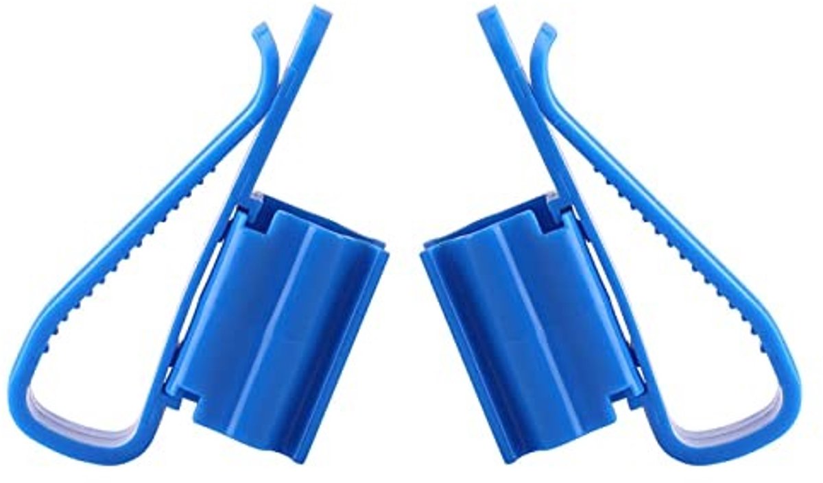 Dailygoods - Dailygoody - Buisklem voor Aquarium - Multifunctionele Slanghouder - Blauw - 2 Stuks - Voor 8-16mm Slangen - Duurzaam en Gebruiksvriendelijk