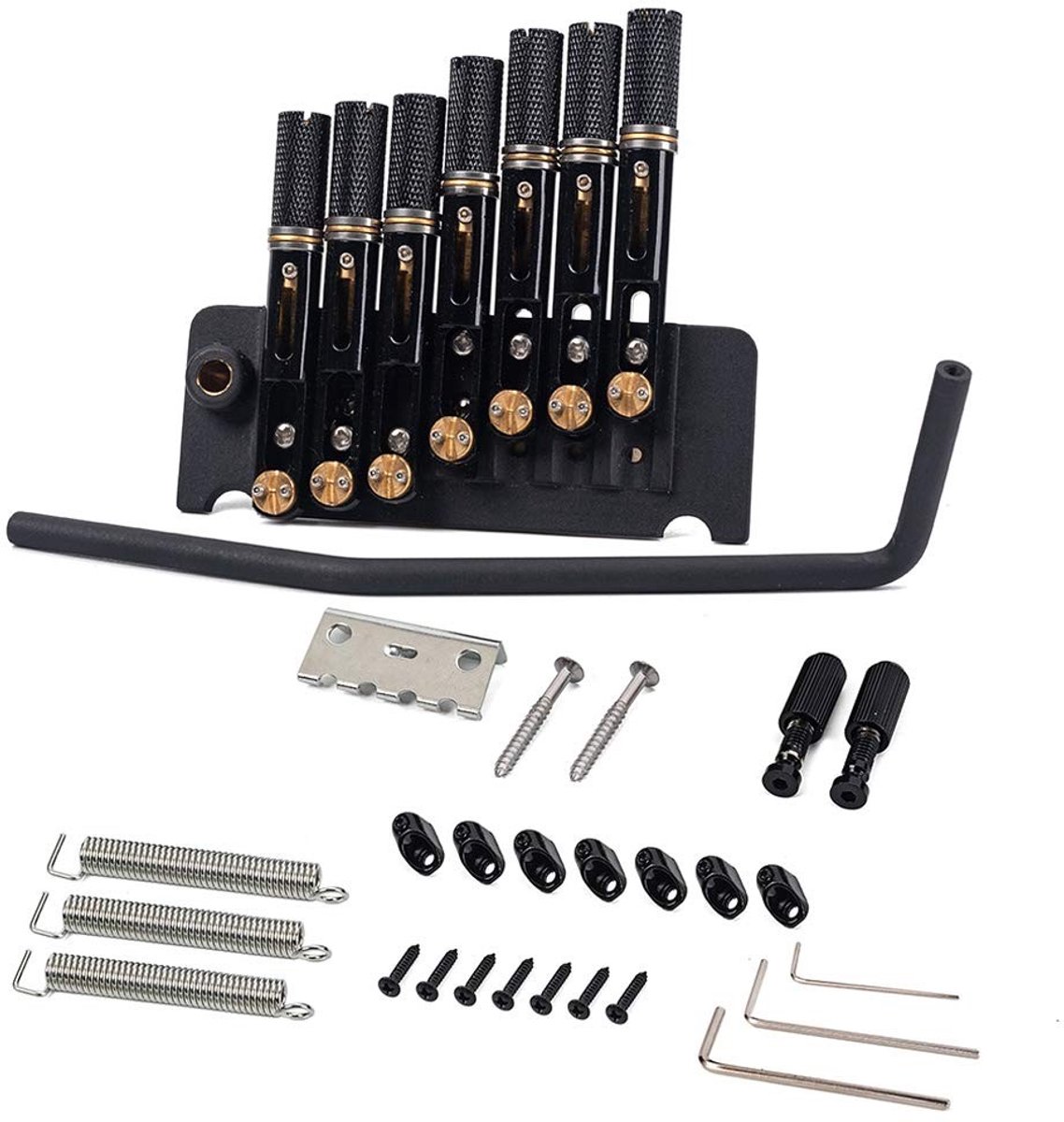 Dailygoods - Dailygoody - Headless Elektrische Gitaar - 7 Snaren - Duurzaam en betrouwbaar - Inclusief accessoires - Vervangingsonderdelen - Geschikt voor muzikant