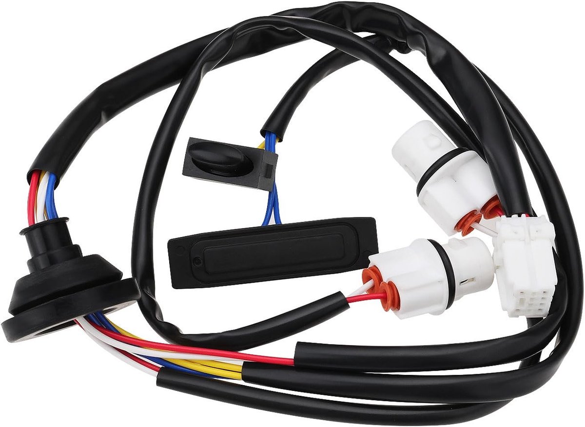 Dailygoody - Kofferbakschakelaar - Achterklepontgrendeling - Directe vervanging - Zwart - Handgreep - Geschikt voor Nissan X-TRAIL T-31 2007-2013