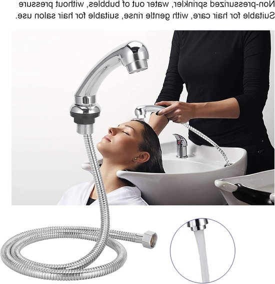 Shampoo spraykop voor haarverzorging en zachte spoeling, ideaal voor kapsalons en barbershops — afbeelding 3