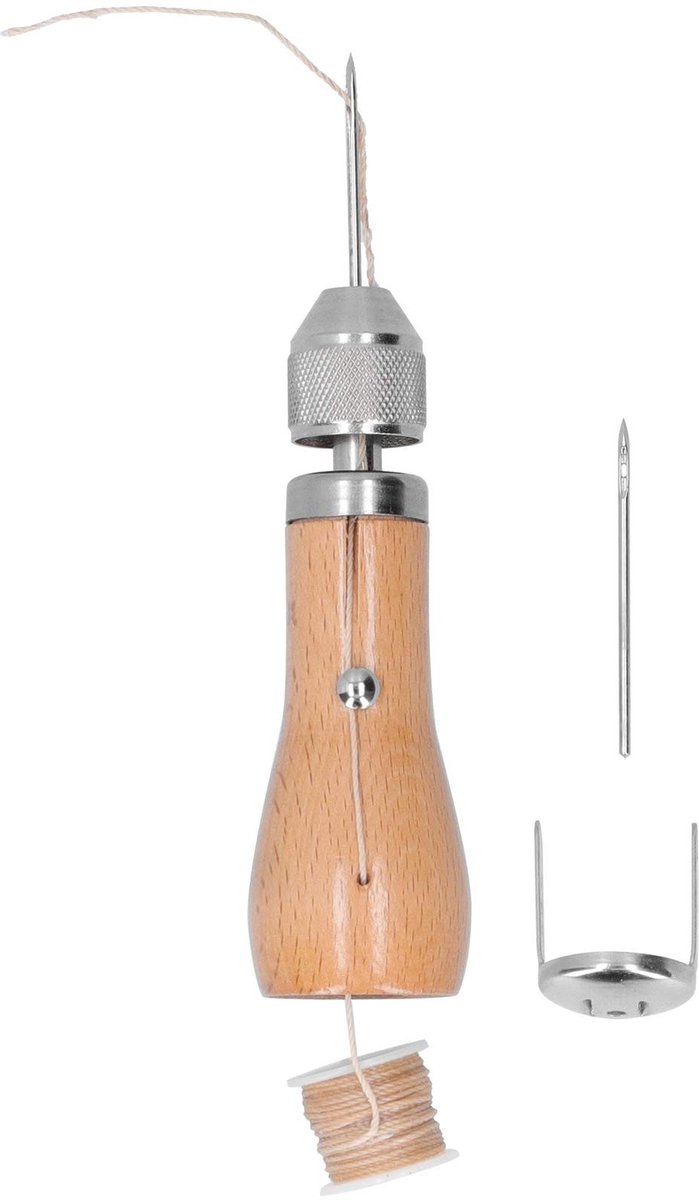 Dailygoods - Dailygoody - Leren Nietmachine - Draagbaar - Ergonomisch en Comfortabel - Kleur: #411 - Handnaaigereedschap - Voor Doe-het-zelf Lederen Ambachtel