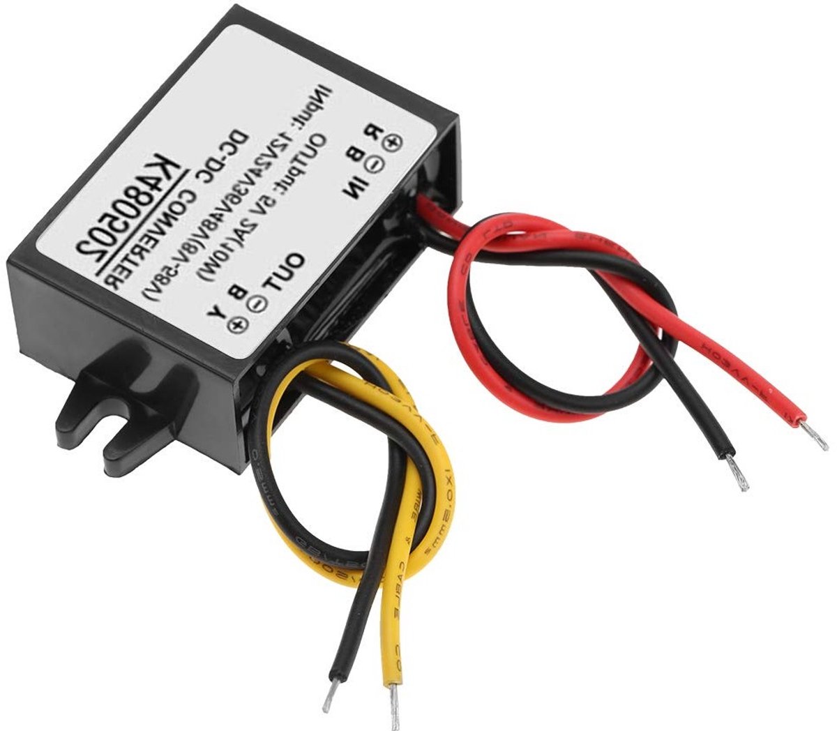 12V/24V/36V/48V naar 5V Converter - 5V 2A Voedingsmodule voor Elektronica en Projecten