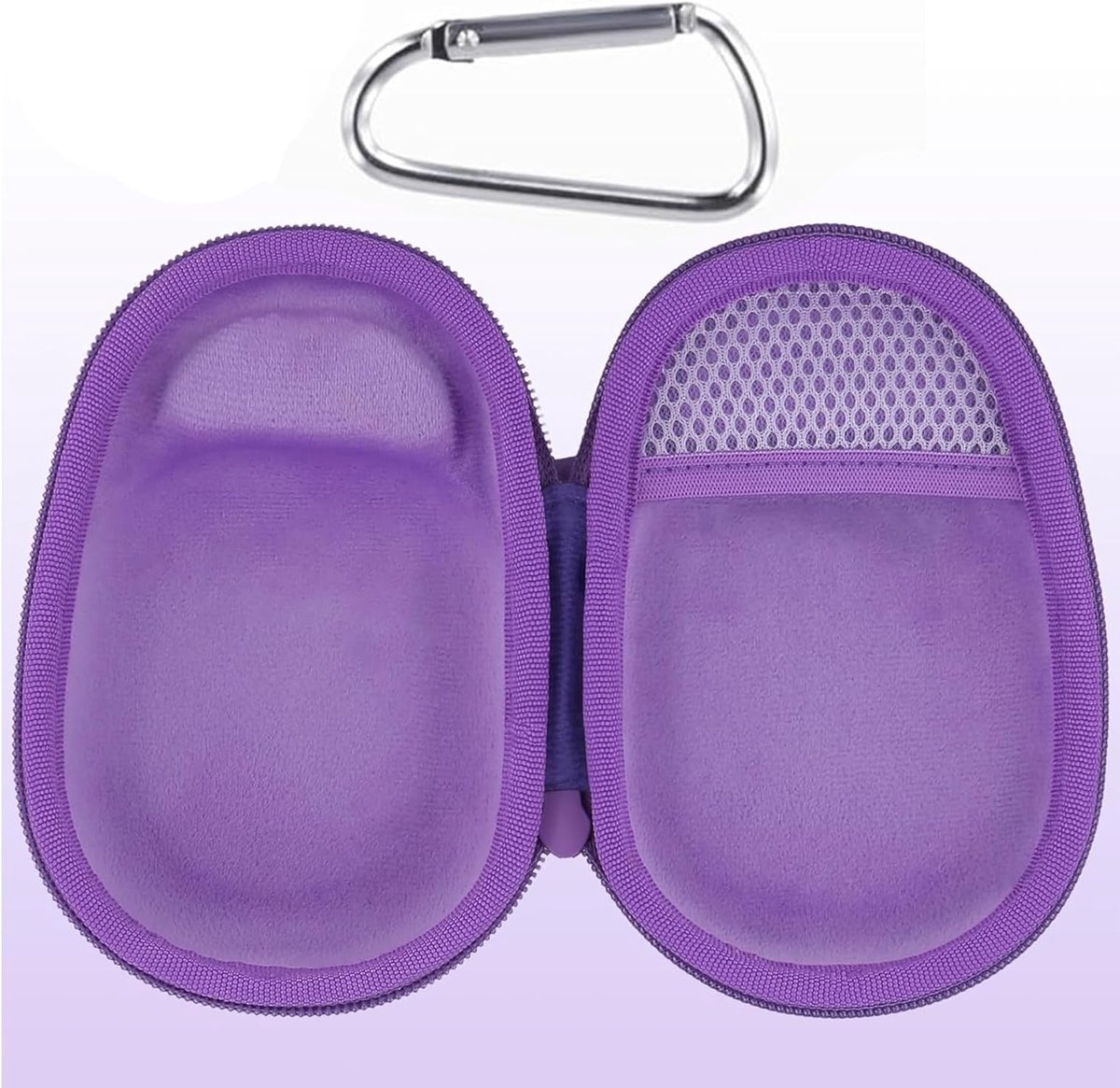 Duurzame Hard Carrying Case voor Bluetooth Speaker, Geschikt voor JBL Clip 5, Paars, Bescherming en Transport