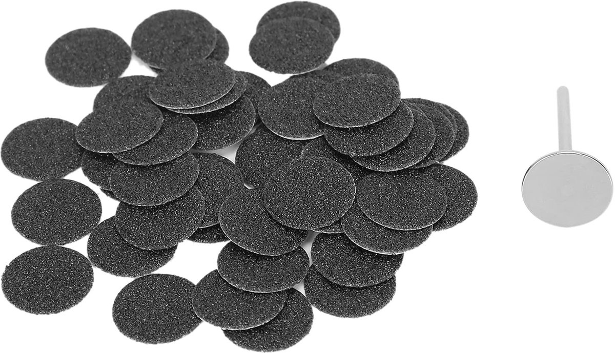 Dailygoods - Dailygoody - Eeltverwijderaar - Elektrische Voetverzorging - 50 Stks Schuurpapier voor Pedicure - Vervangaccessoires - Geschikt voor Voetslijpmac