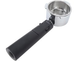 Dailygoods - Dailygoody - 51 Mm Portafilter - Bodemloze Naakte Portafilter - Geschikt voor 4 Kopjes - Aluminiumlegering - Koffie Accessoire - Voor EC9335R en EC9155R