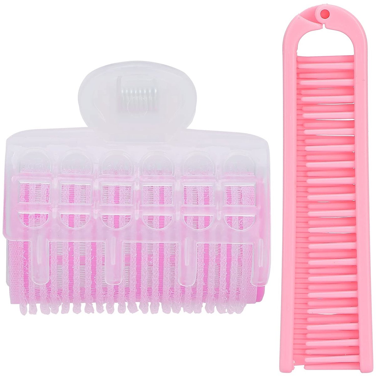 Dailygoods - Dailygoody - Pony Haarkruller - Draagbare Haarroller - Effectieve Opvouwbare Kam - Duurzaam Ontwerp - DIY Kapsel - Voor Volumineuze Pony