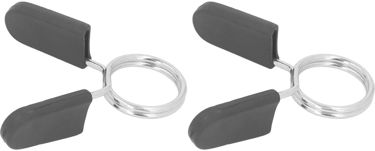 Dailygoods - Dailygoody - Dumbbell Spring Collar - Veilig Gewichtheffen - 30mm Sluitingen - 2 Stuks - Ideaal voor Sporters - Voor stevige grip - Onmisbaar voor fit