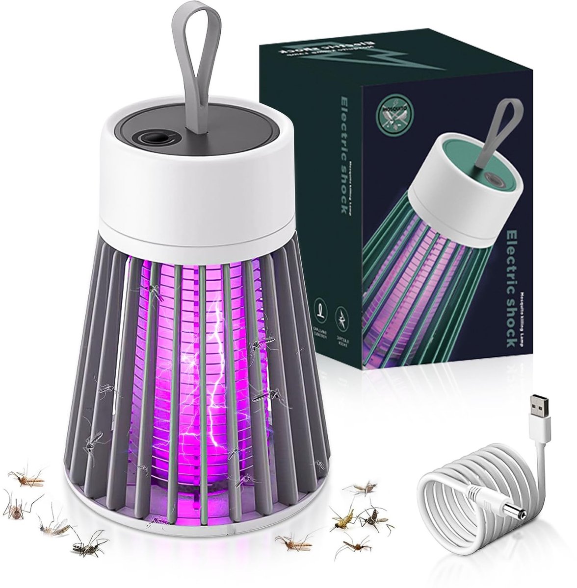 Dailygoods - Elektrische Insectenverdelger met UV-Lamp voor Binnen