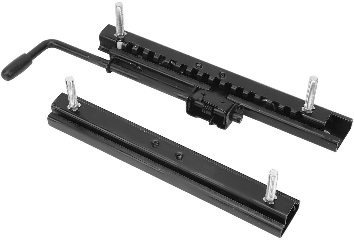 Dailygoods - Dailygoody - Universele Stoelschuif - Verstelbare Stoelschuifrails - Dubbele Vergrendeling - Geschikt voor Go-kart - Robuuste constructie
