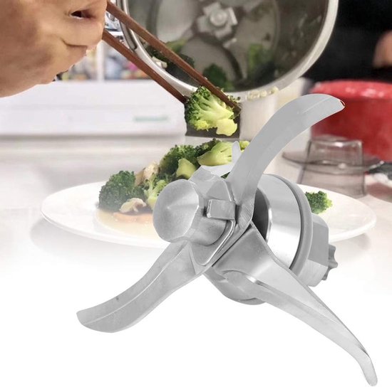 Dailygoods - Blenderblad TM21 - Vervangend Blendermes - Eenvoudig te installeren - Roestvrij staal - Voor TM21 - Hoogwaardige accessoires voor je blen van Dailygoods — afbeelding 4
