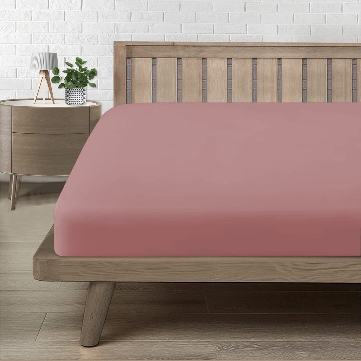 Dailygoods - Dailygoody - Drap Housse - Matrashoes 150x200 - Ademend en Comfortabel - Donkerroze - 2 Persoons - Luxe Microvezel - Geschikt voor elk bed
