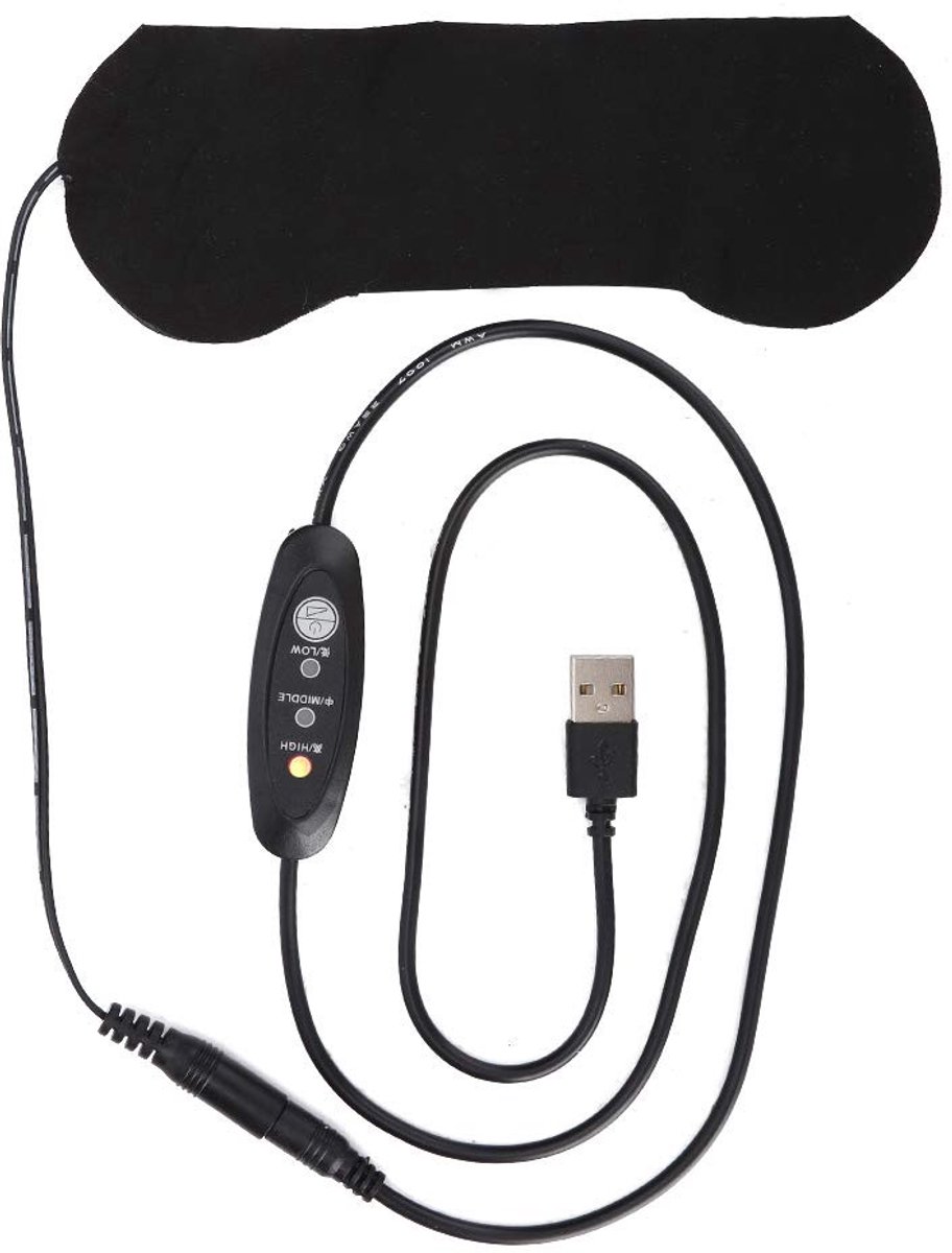 Dailygoody - Verwarmd Oogmasker - Elektrisch Oogverwarmingskussen - Warm Kompres - Voor Droge Ogen - Geschikt voor Slapen - Ideaal voor Blefaritis en ...
