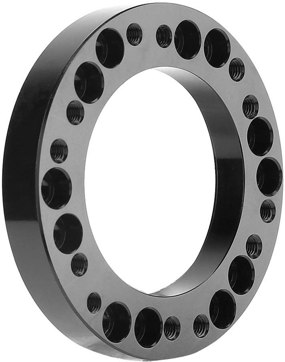 Dailygoody - Universele Auto Stuurnaaf Spacer Pad Adapterkit - Comfortabel Rijden - Zwart - Aluminiumlegering - Stuurwielnaafverhoger - Geschikt voor