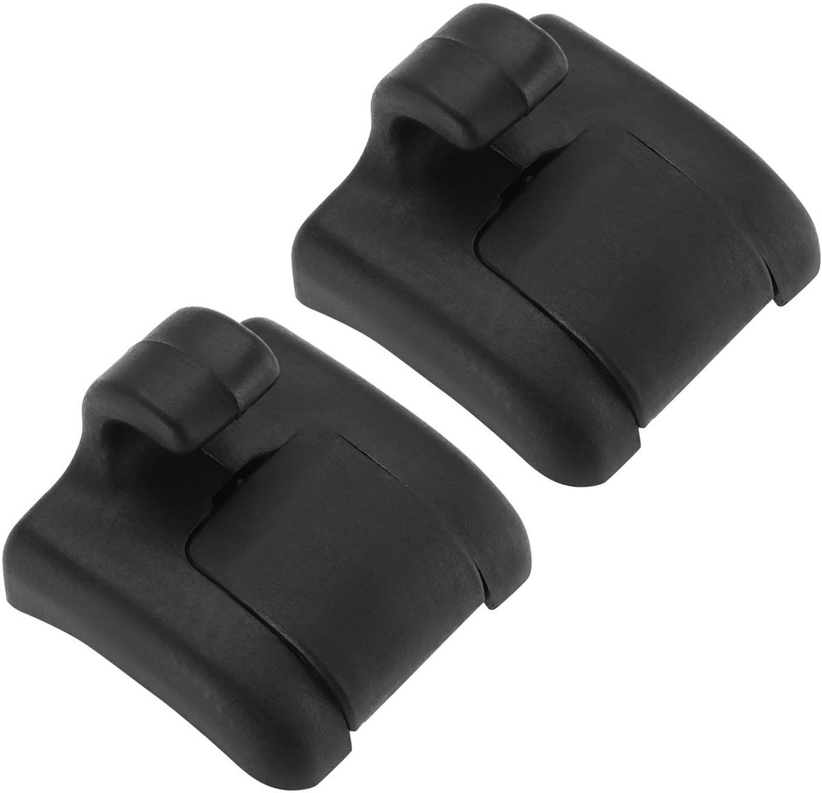 Dailygoody - Achterruit Blind Clips - Zonnescherm Beugels - Zwart - Audi A3 A4 - Rolgordijn Clips voor Achterdeur