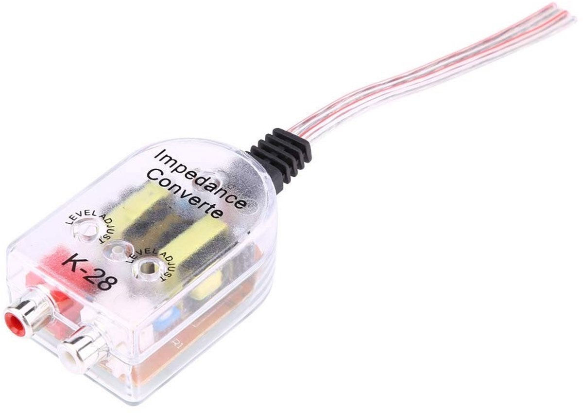 Dailygoods - Dailygoody - Auto Audio CD Versterker - Laag Impedantie Converter - Compact Ontwerp - Adapter - Car Audio Systemen - Geschikt voor Subwoofers - Mo...