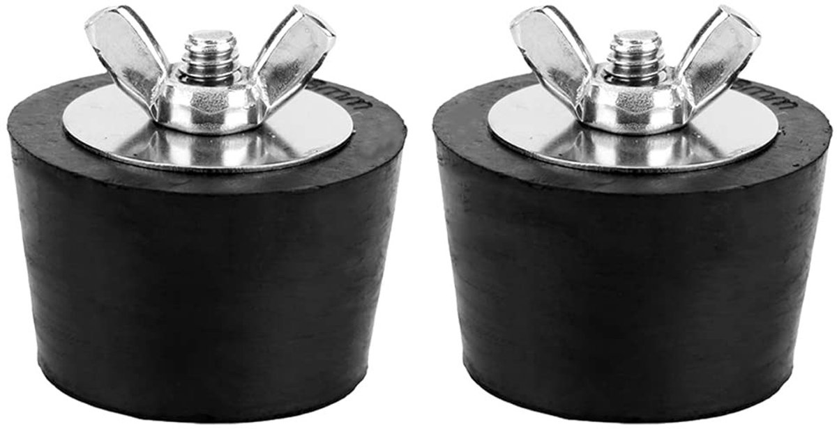 Dailygoods - Dailygoody - Winterizing Plug - Rubber - Hoogwaardige afdichting - 1.5 inch - Pijppluggen - Voorkom waterschade - Set van 2