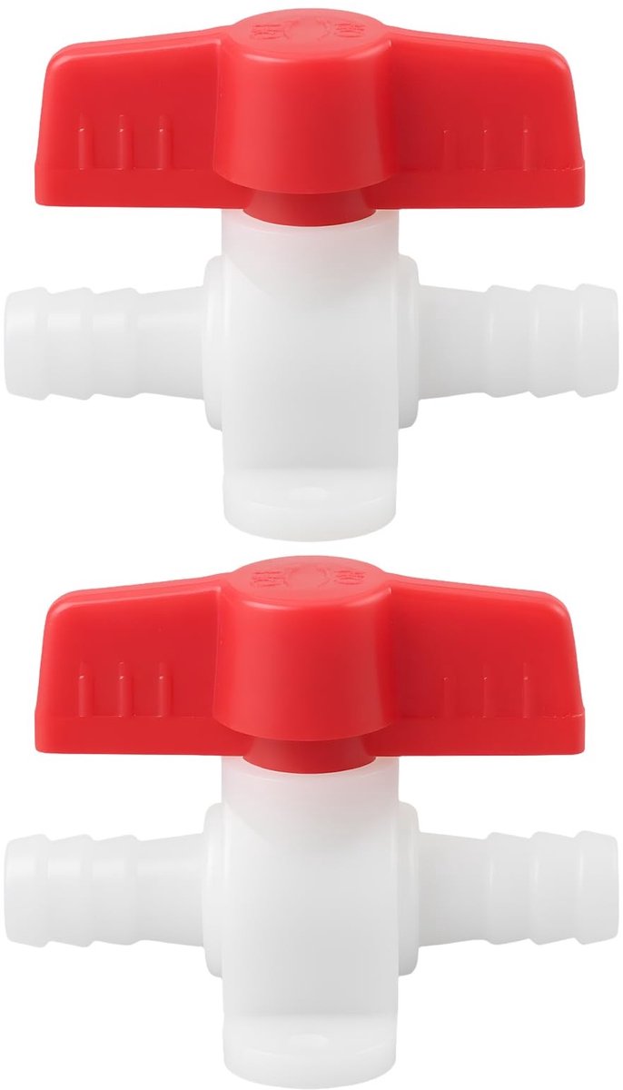 Dailygoods - Caravan Camper In Line Stopkraan voor 10mm Waterpijp