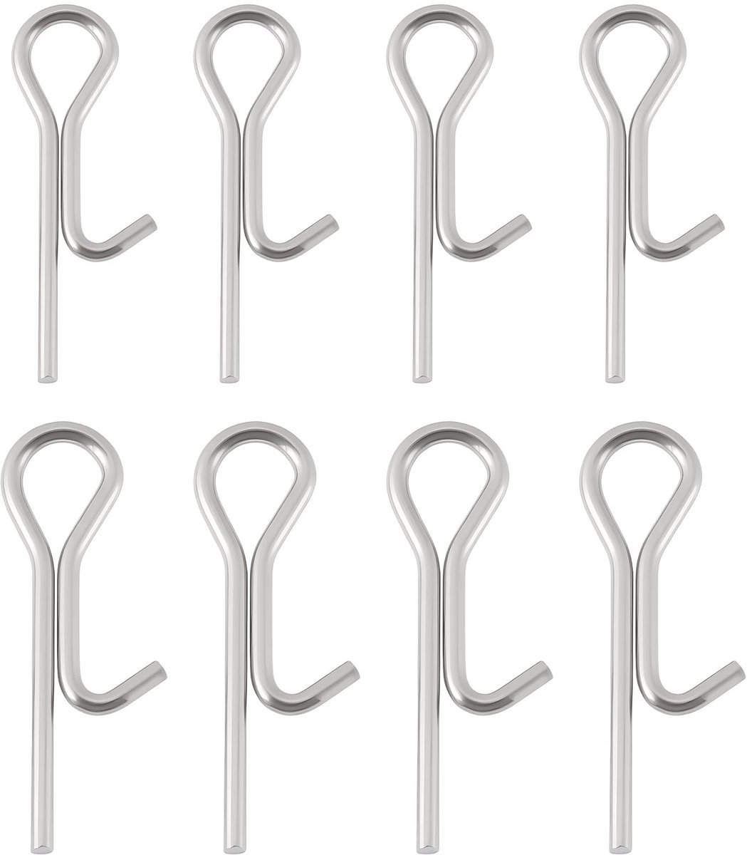 Dailygoods - 100 Stuks RVS Vissen Stinger Spikes Verbinden Pins