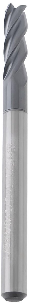 Dailygoods - Wolfraamcarbide Vierkantsnavelfrees 1/8 inch voor Metaalbewerking