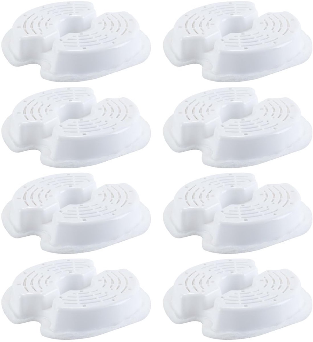 Dailygoods - Vervangende Filters voor Kattenfonteinen met Actieve Filtratie