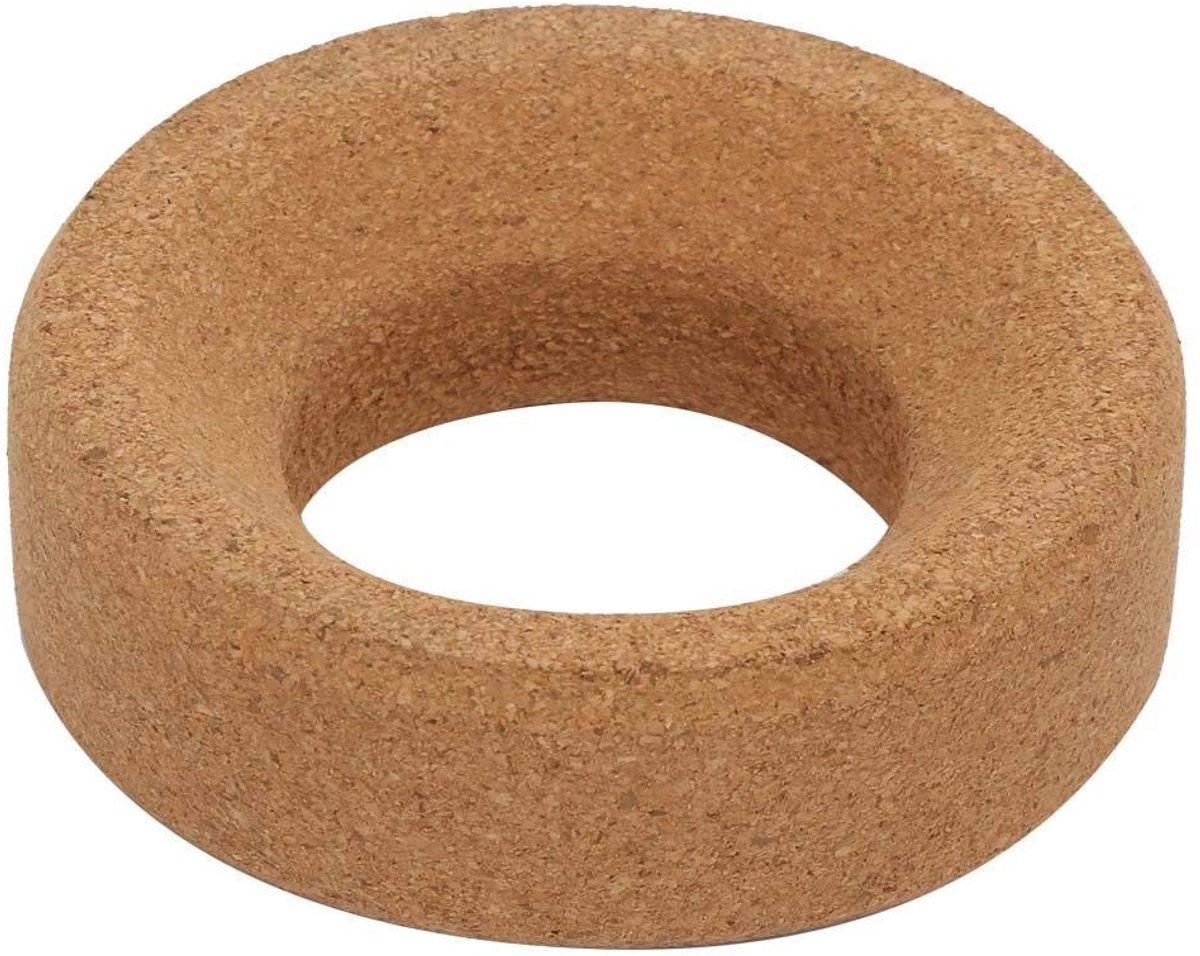 Dailygoods - Dailygoody - Flask Cork - Ondersteunende houder - 95mm - Geschikt voor flessen van 250-1000ml - Lichtgewicht houten materiaal - Perfect voor laboratori