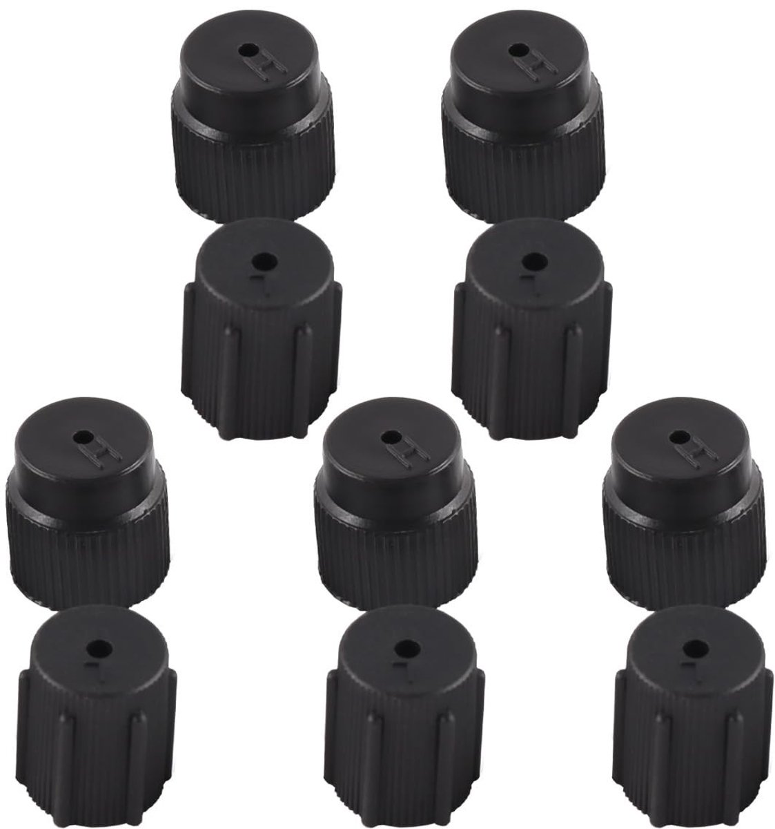Dailygoods - Set van 10 Universele Ventieldoppen voor Auto Airconditioning