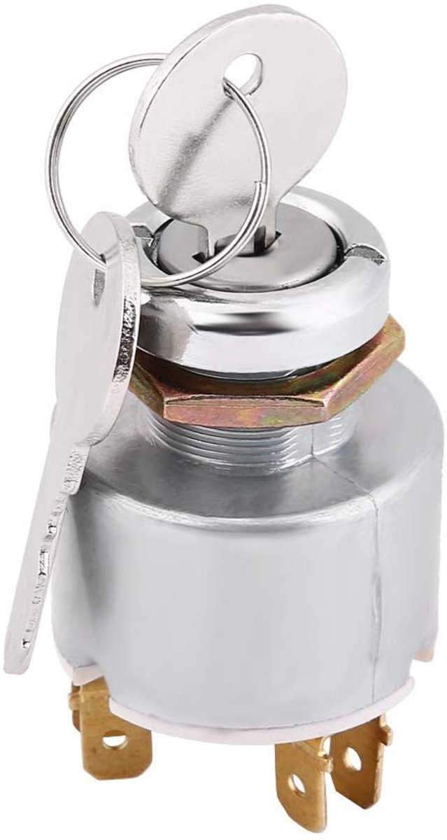 Dailygoods - Dailygoody - Auto Schakelaar - 3 Snelheden - Met Sleutels - 12V - Betrouwbare Schakeling - Geschikt voor Diverse Voertuigen - Duurzaam Ontwerp