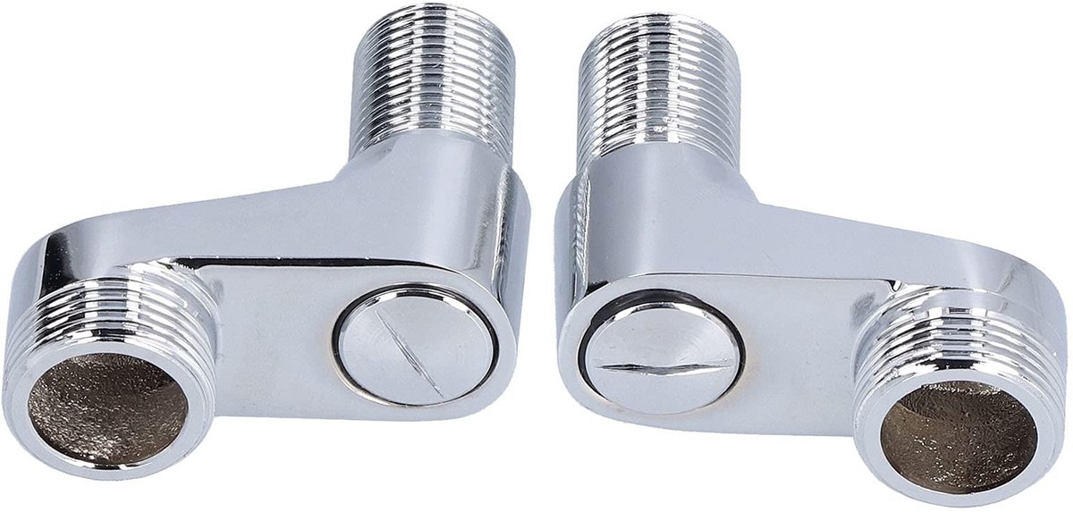 Dailygoody - OmGoods - Dailygoody - Zwenkarmkoppeling - Badkuip Douchekraan Adapter - Messing Roestvrij Staal - Verstelbare Zwenkarm - Keramische Anti-Druppelklep - Ges