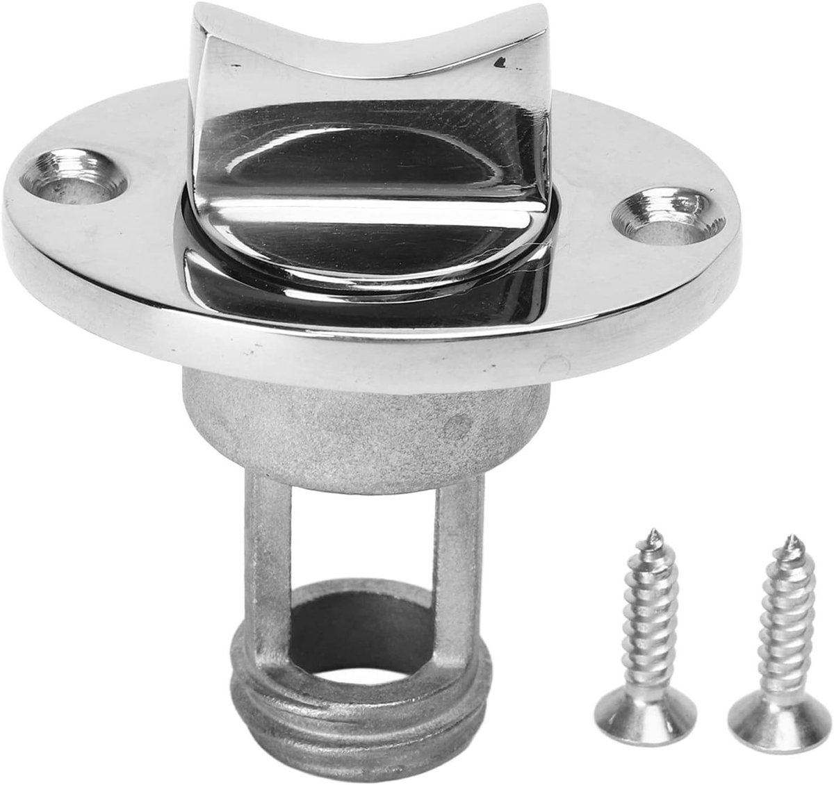 Dailygoody - Marine Drain Plug - 1 Inch - Afvoerklep met O-Ring - Zilver - Bootafvoer - Vervangingsonderdeel - Geschikt voor Yacht en RV