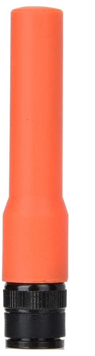 Dailygoody Outdoor Antenne - Flexibele Dual Band Antenne - 7.5 cm - Silicone - Geschikt voor Kenwood Motorola - Oranje