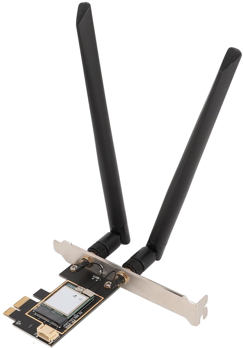 Dailygoods - Dailygoody - Netwerkkaartadapter - Draadloze verbinding - PCIEx1 formaat - Tri Band technologie - 574Mbps en 2400Mbps snelheden - Geschikt voor deskto