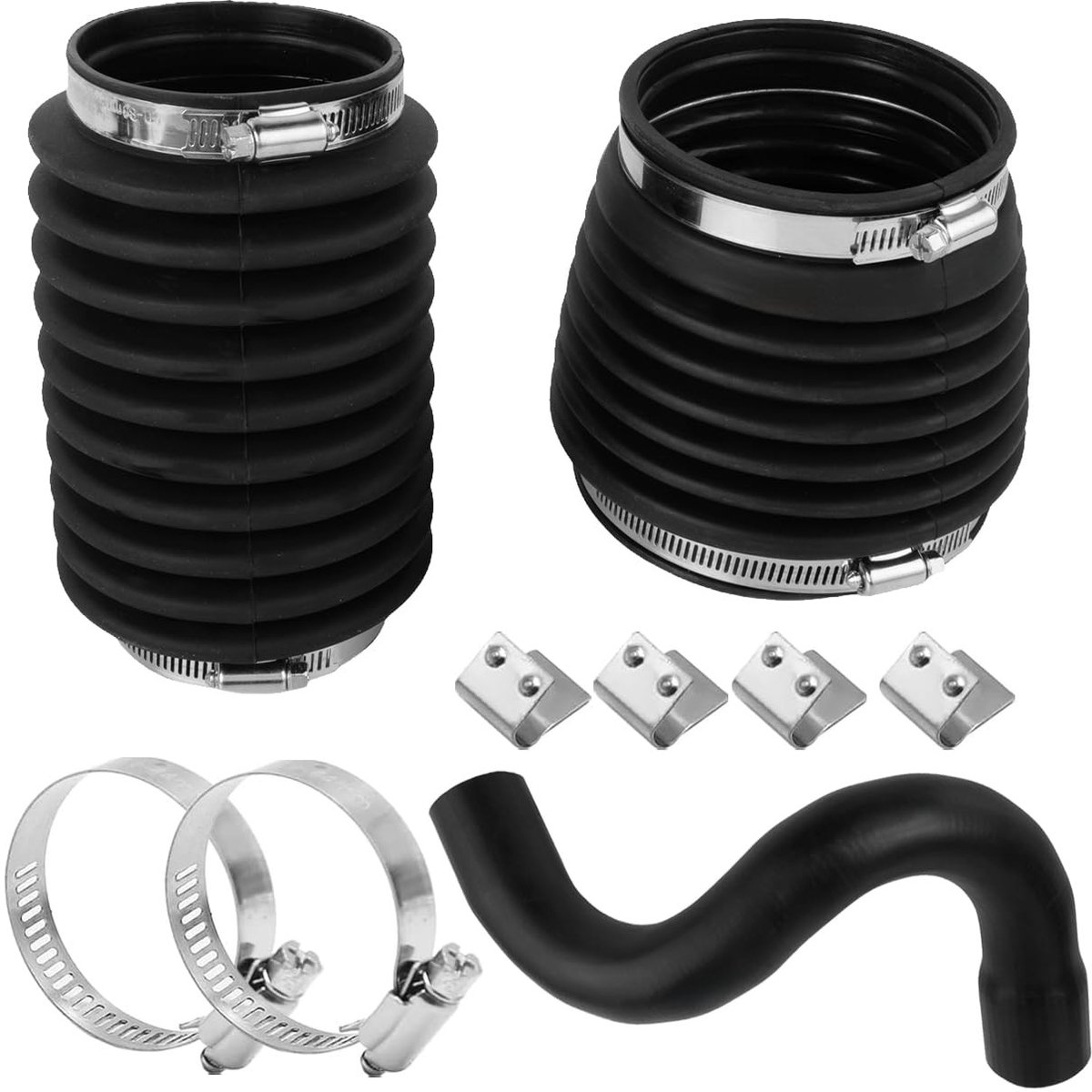 Dailygoody - Kruiskoppeling - Uitlaatbalg Kits - Voor Volvo Penta Marine - Vervanging - Inclusief Slang - Geschikt voor AQ200 250 270 275 280 290