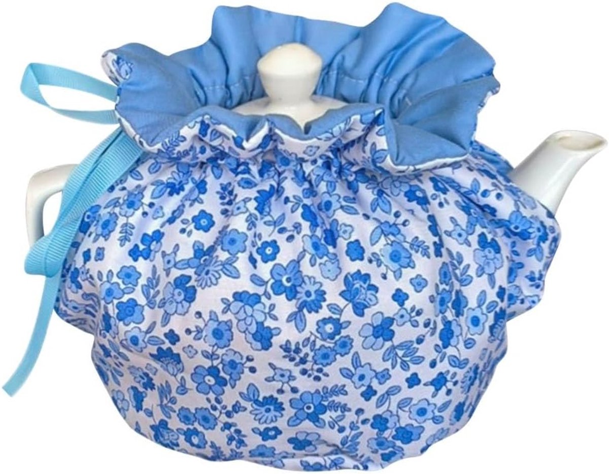Vintage Bloemen Theepot Bescherming met Isolatiemateriaal - Decoratieve Keukenaccessoire voor Thuisgebruik, Perfect voor Moeders en Vriendinnen