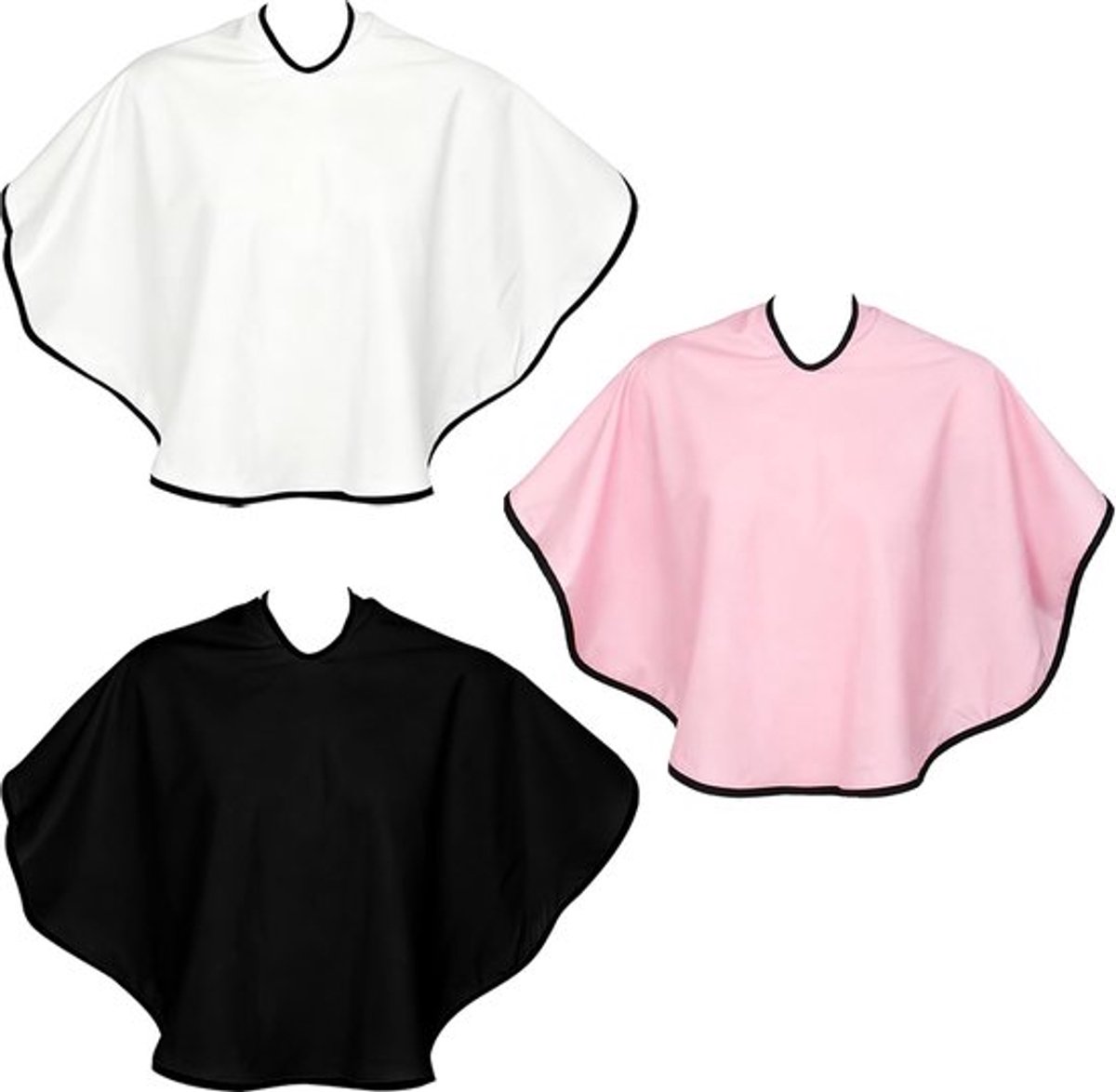 Kapperscape - Waterdichte Cape met Klittenbandsluiting - 3-Delige Set
