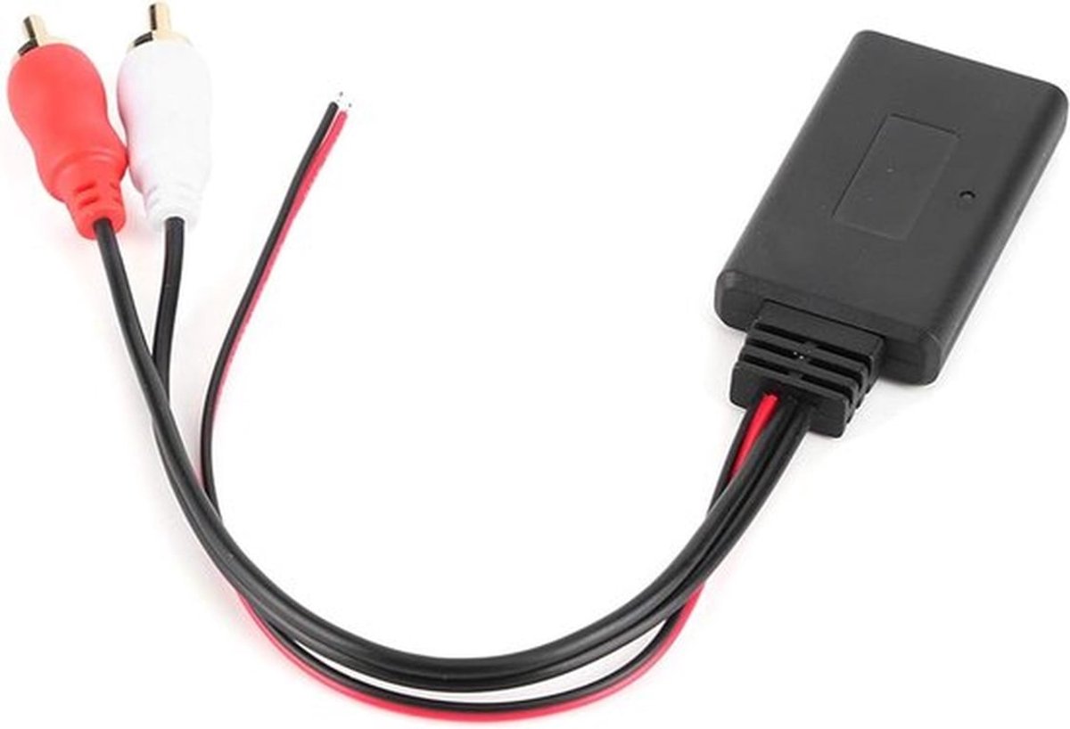 Draadloze Bluetooth-adapter voor auto met AUX-naar-2 RCA aansluiting .