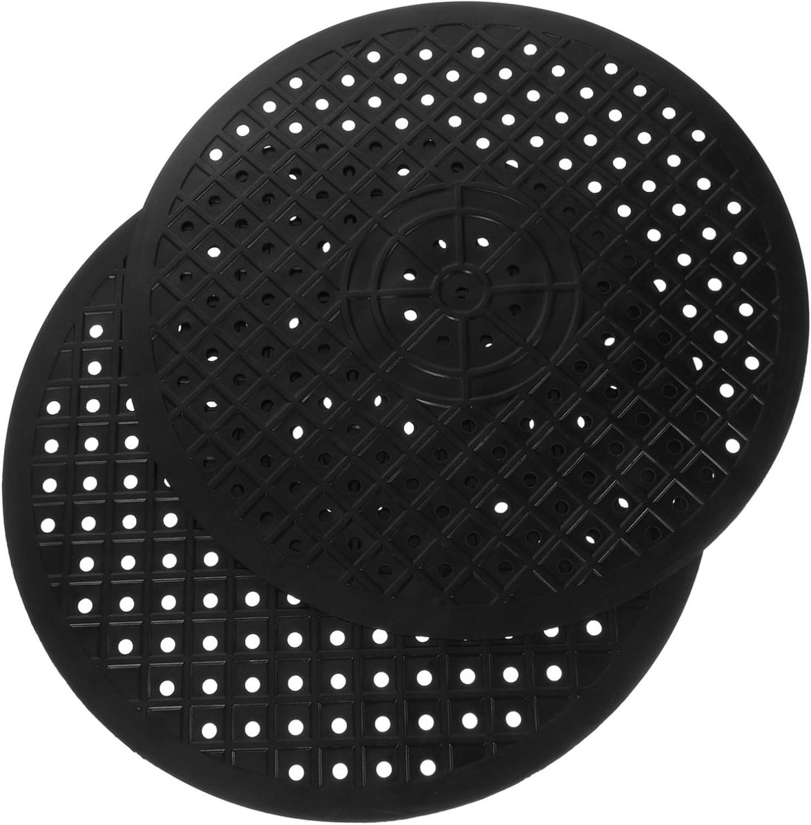 Afdruipmat Keuken - Gootsteenmat Rubber - Vaat Drogen - Antislip Materiaal - 30x30 cm - Zwart