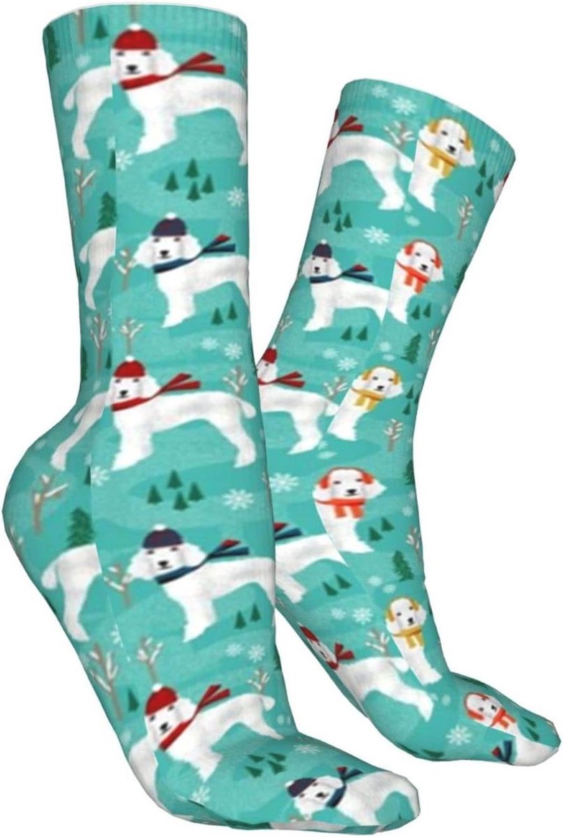 Sokken - Wintersokken - Comfortabel Warm - Zachte Demping - Één Maat - Zwart